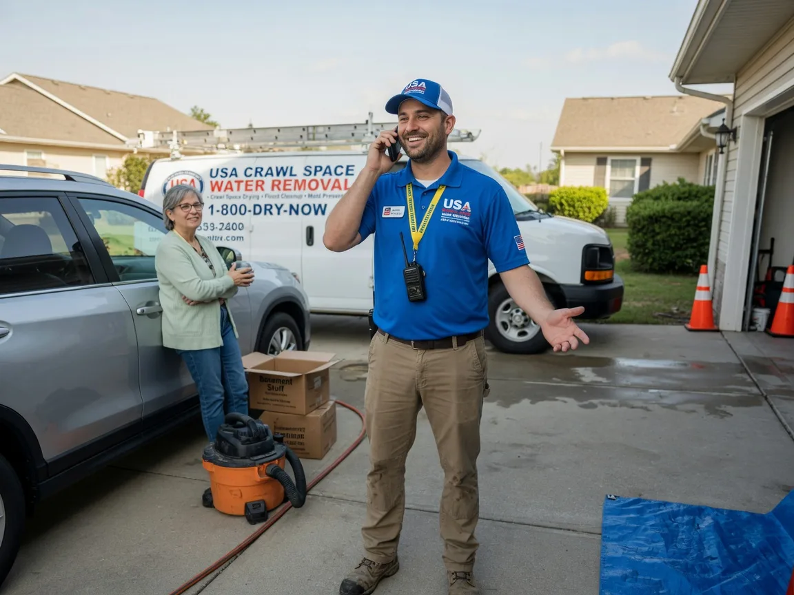 Crawl Space Water Removal Ashville, OH FAQs